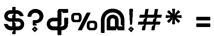 Malhooz Bold Font OTHER CHARS