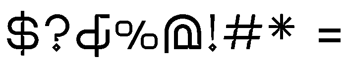 Malhooz Regular Font OTHER CHARS
