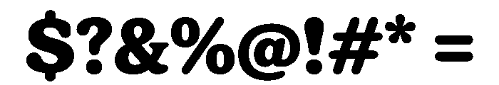 Malila Heavy Font OTHER CHARS