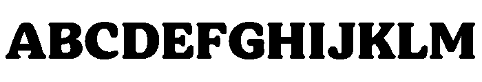 Malila Heavy Font UPPERCASE