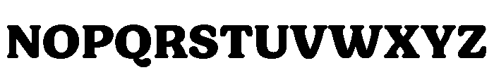 Malila Heavy Font UPPERCASE