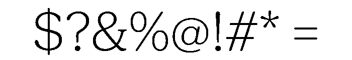 Malila Light Font OTHER CHARS