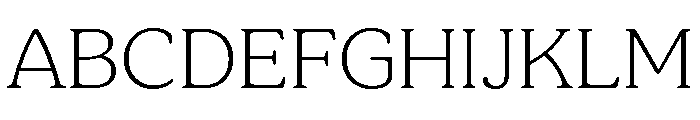 Malila Light Font UPPERCASE