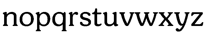 Malila Medium Font LOWERCASE
