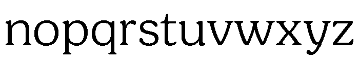 Malila Regular Font LOWERCASE