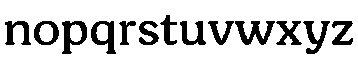 Malila Semibold Font LOWERCASE