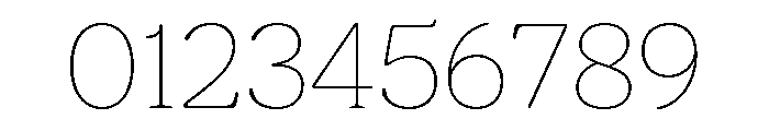 Malila Thin Font OTHER CHARS