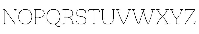 Malila Thin Font UPPERCASE