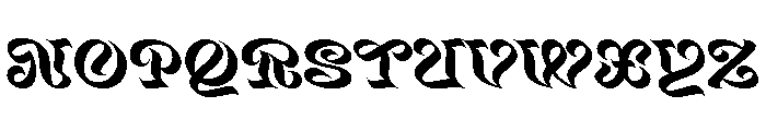 Mancine Bold Font UPPERCASE