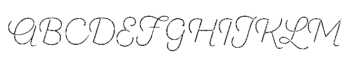 Mancine Extra Light Font UPPERCASE