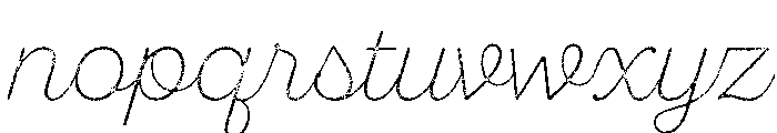 Mancine Extra Light Font LOWERCASE