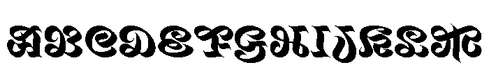 Mancine ExtraBold Font UPPERCASE