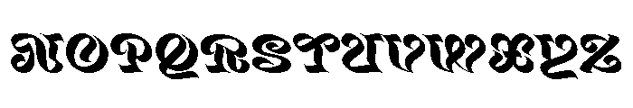 Mancine ExtraBold Font UPPERCASE