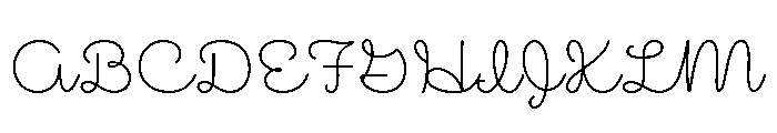 Mancine Light Font UPPERCASE