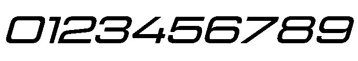 Manifold Extd CF Bold Oblique Font OTHER CHARS
