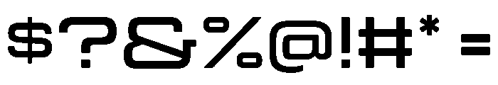 Manifold Extd CF Bold Font OTHER CHARS