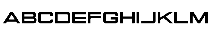 Manifold Extd CF Heavy Font UPPERCASE