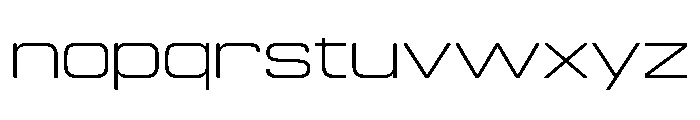 Manifold Extd CF Light Font LOWERCASE