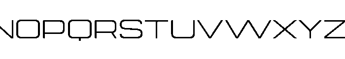 Manifold Extd CF Regular Font UPPERCASE