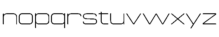 Manifold Extd CF Thin Font LOWERCASE