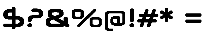 Manifold Extended Cf Bold Font OTHER CHARS