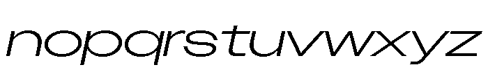 Manifold Extended Cf Light Italic Font LOWERCASE