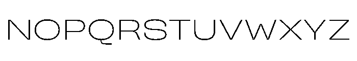 Manifold Extended Cf Light Font UPPERCASE