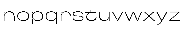Manifold Extended Cf Light Font LOWERCASE
