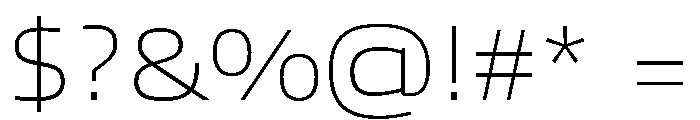Manifold Extended Cf Regular Font OTHER CHARS