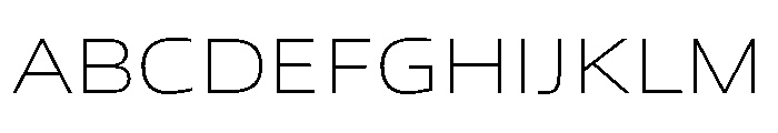Manifold Extended Cf Regular Font UPPERCASE