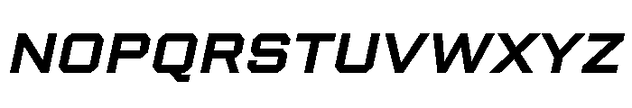 Manifold Extended Cf Semibold Italic Font UPPERCASE