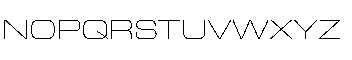 Manifold Extended Cf Thin Font UPPERCASE