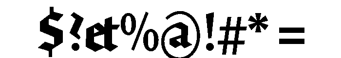 Manufacturing Consent Bold Font OTHER CHARS