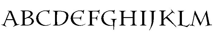 Map Roman Variable Light Font UPPERCASE