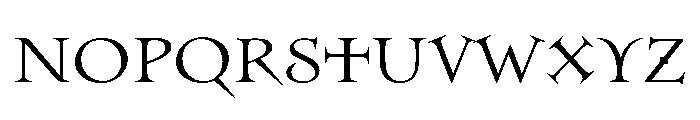 Map Roman Variable Light Font UPPERCASE