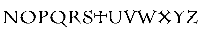 Map Roman Variable Light Font LOWERCASE