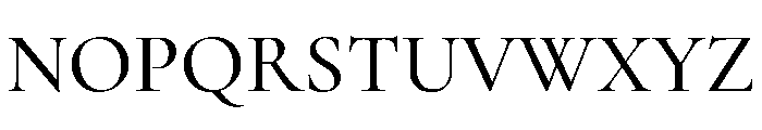 Map Roman Variable Medium Font UPPERCASE