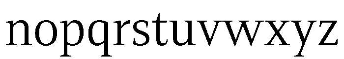 Maregraphe Variable Regular Font LOWERCASE