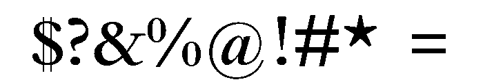 Marion Semibold Font OTHER CHARS