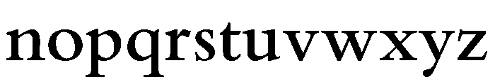 Marion Semibold Font LOWERCASE
