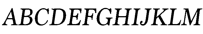 Marion Standard Italic Font UPPERCASE