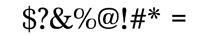 Marion Standard Regular Font OTHER CHARS