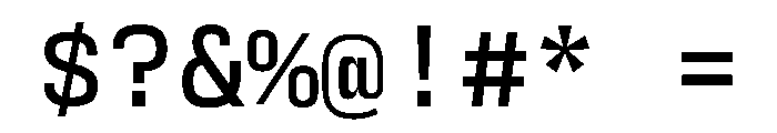 Martian Mono Variable Medium Font OTHER CHARS