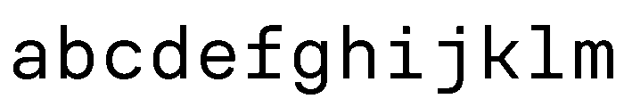 Martian Mono Variable Regular FONT