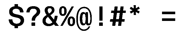 Martian Mono Variable Semibold Font OTHER CHARS