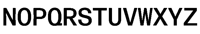 Martian Mono Variable Semibold Font UPPERCASE