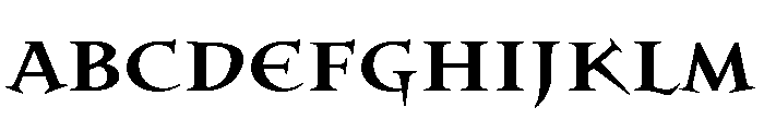 Masonic Lodge Extra Bold Font UPPERCASE