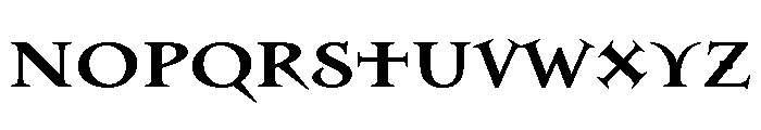 Masonic Lodge Extra Bold Font UPPERCASE