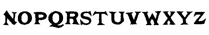 Masonic Lodge Regular Font LOWERCASE