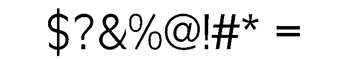 Massilia Variable Light Font OTHER CHARS